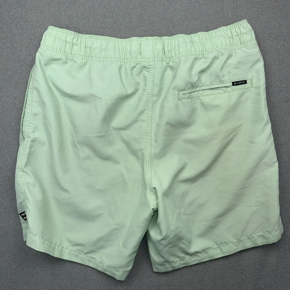 Men's Billabong All Day Layback‎ Shorts Trunks Small Pistacio Short Length